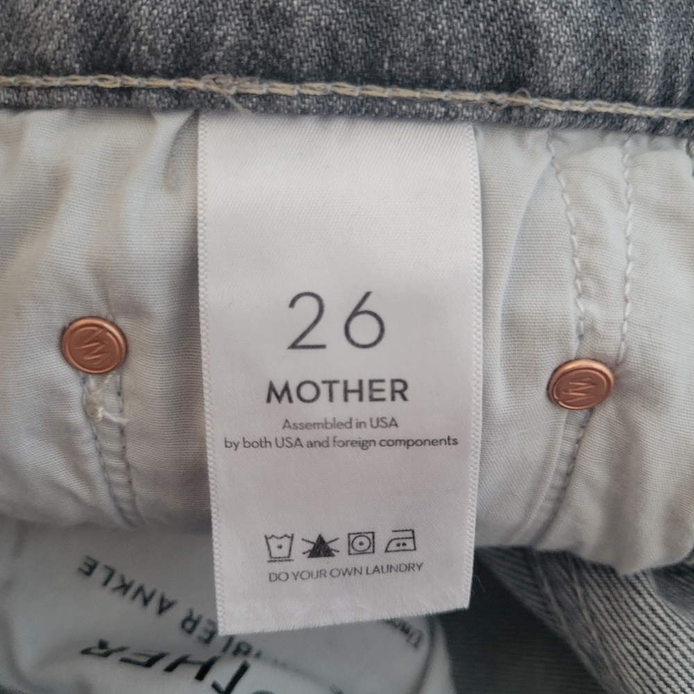 Mother Superior The Rambler Ankle Denim Jeans Uncommon Ground 26 - Picture 14 of 16